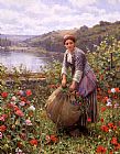 The Grass Cutter by Daniel Ridgway Knight